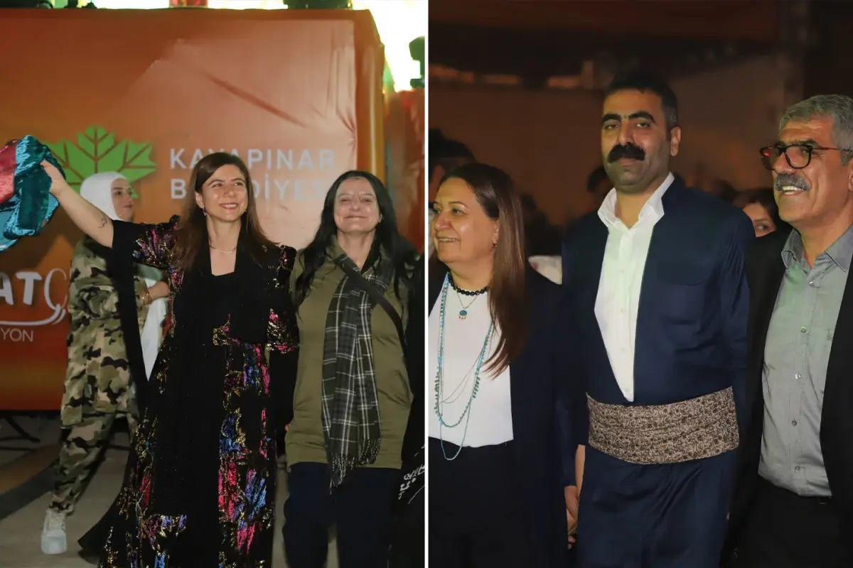 Koma Amed konserinde başkanlar halay çekti