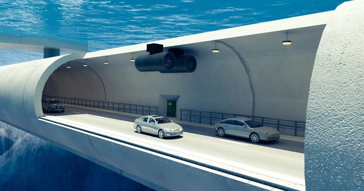 Dünyanın en uzun deniz altı karayolu temeli atıldı 260 metre yerin altında denizin icinde