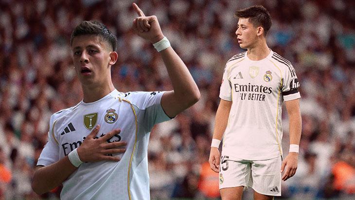Real Madrid'de Arda Güler'e büyük onur! Süper yıldızları arkasinda kaldı