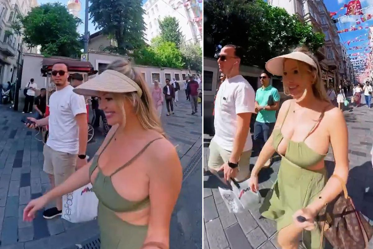 Rus kadın Taksim'e böyle çıktı, gelen teklifi kabul etmedi?