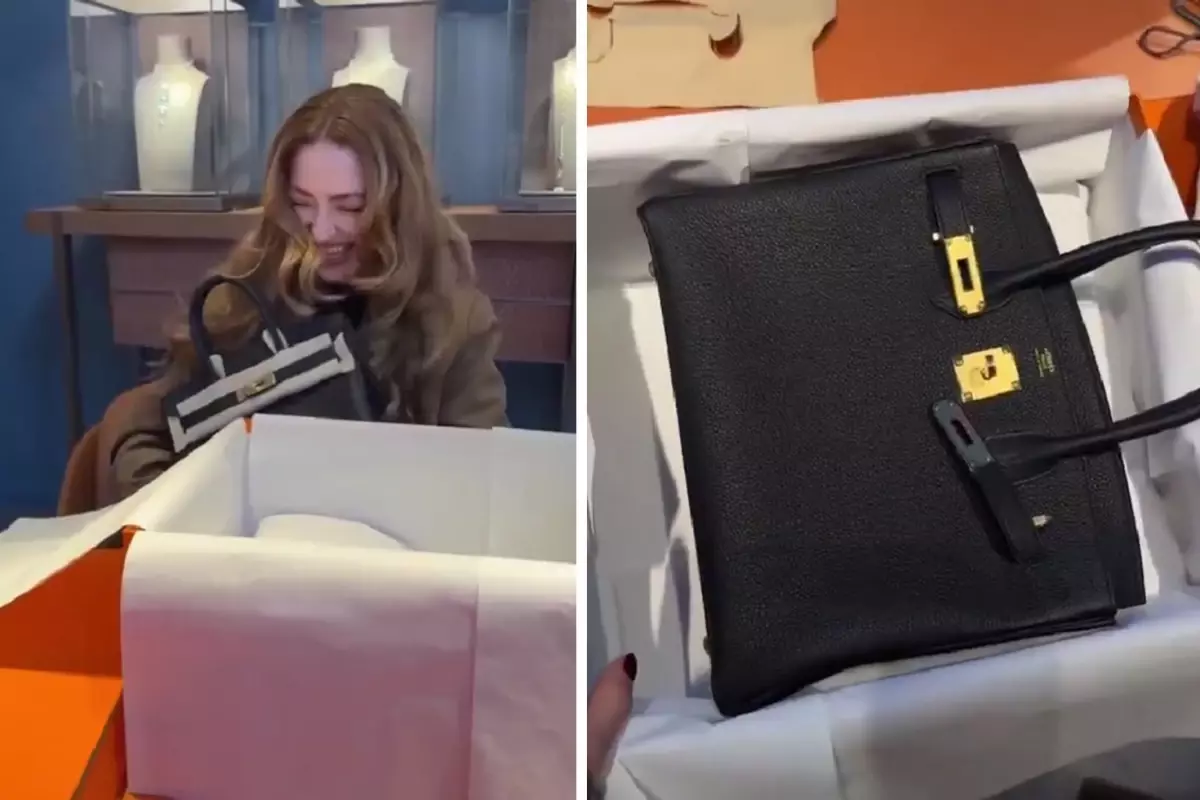 Ünlü İçerik Üreticisi Damla Kalaycık, Hermes Birkin Çantasına sahip oldu